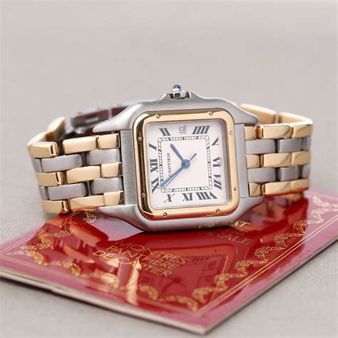 cartier watch mens second hand|pre owned ladies cartier watch.